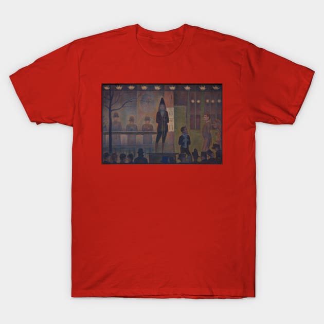 Circus Sideshow (Parade de cirque) T-Shirt by GeorgesSeurat